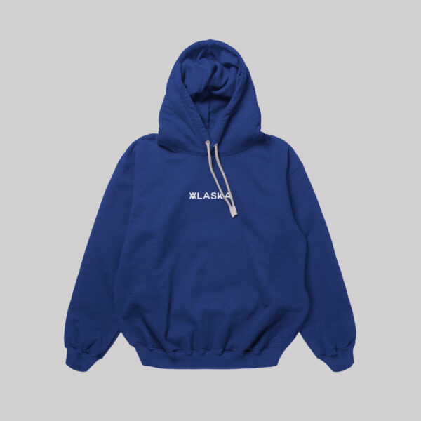 HOODIE BÁSICO AZUL OSCURO ALASKA RECORDS