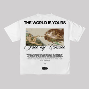 CAMISETA OVERSIZED THE WORLD IS YOURS  ALASKA RECORDS