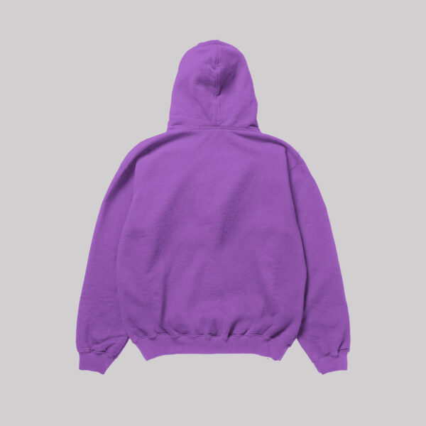 HOODIE BÁSICO MORADO ALASKA RECORDS - Image 2