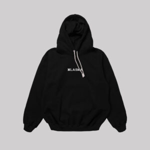 HOODIE BÁSICO NEGRO ALASKA RECORDS